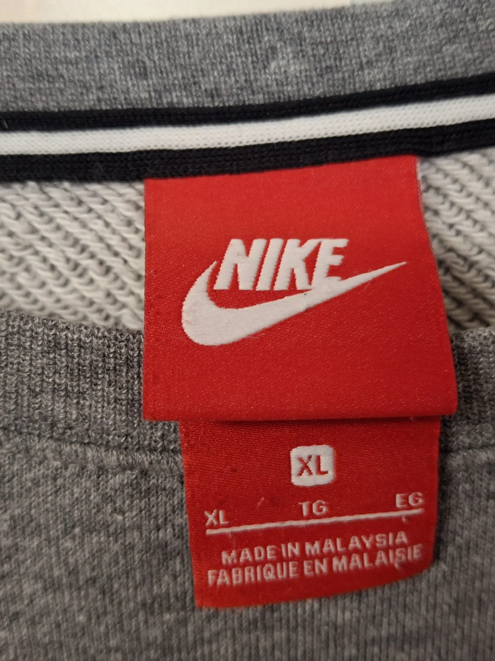 Nike Grey Short Sleeve Sweatshirt dress XL